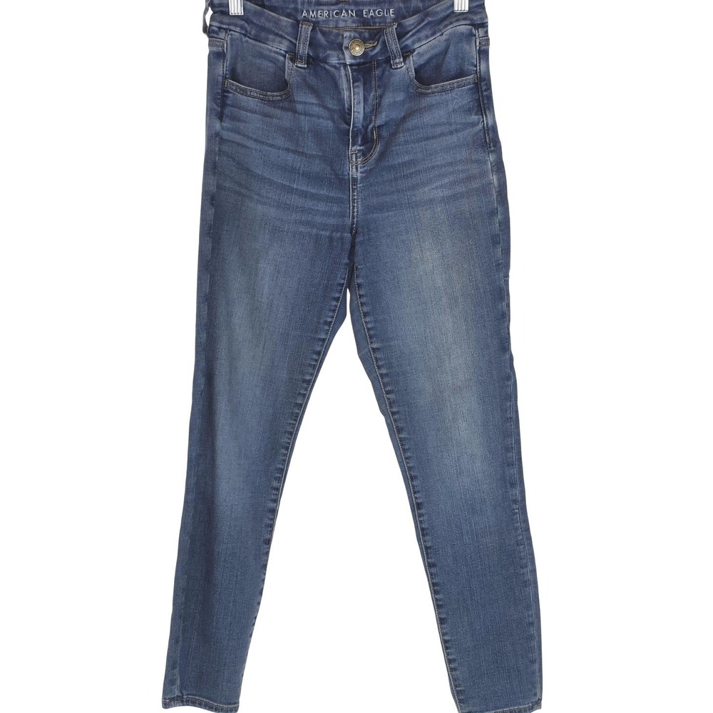 American Eagle Outfitters‎ Skinny Jeans Womens 4 Short Blue Ne(x)t Level Stretch